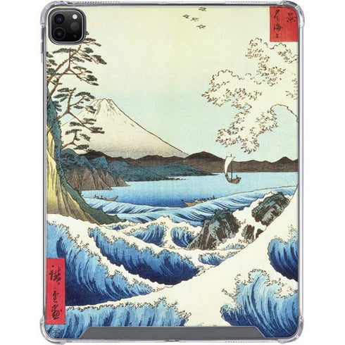 View from Satta Suruga Province by Hiroshige iPad Cases