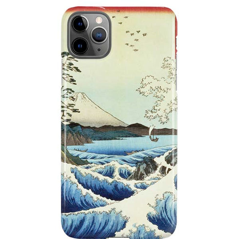 View from Satta Suruga Province by Hiroshige iPhone Cases
