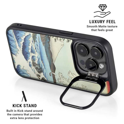 View from Satta Suruga Province by Hiroshige iPhone 13 Pro Kickstand Case