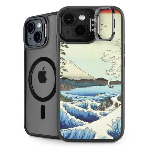 View from Satta Suruga Province by Hiroshige iPhone 14 Kickstand Case