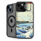 View from Satta Suruga Province by Hiroshige iPhone 15 Kickstand Case