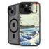 View from Satta Suruga Province by Hiroshige iPhone 15 Kickstand Case