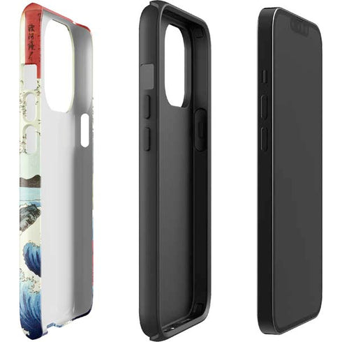 View from Satta Suruga Province by Hiroshige iPhone 15 Pro Impact Case