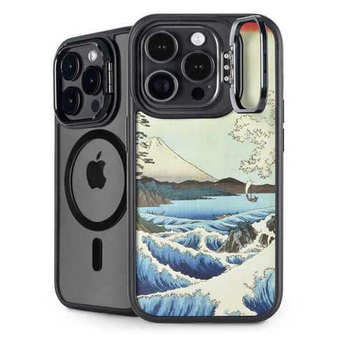 View from Satta Suruga Province by Hiroshige iPhone 15 Pro Max Kickstand Case