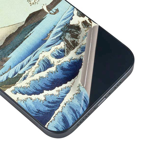 View from Satta Suruga Province by Hiroshige iPhone 15 Skin