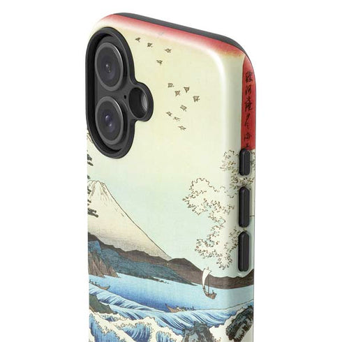 View from Satta Suruga Province by Hiroshige iPhone 16 Plus Impact Case