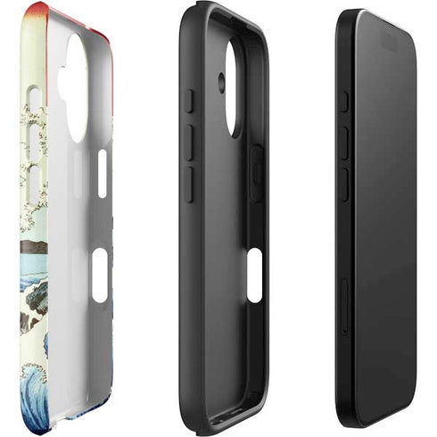 View from Satta Suruga Province by Hiroshige iPhone 16 Plus Impact Case