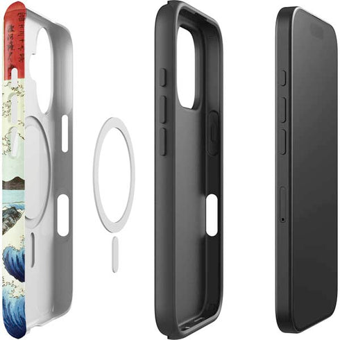 View from Satta Suruga Province by Hiroshige iPhone 16 Plus Magsafe Impact Case