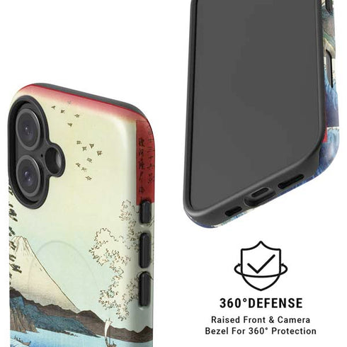 View from Satta Suruga Province by Hiroshige iPhone 16 Plus Magsafe Impact Case