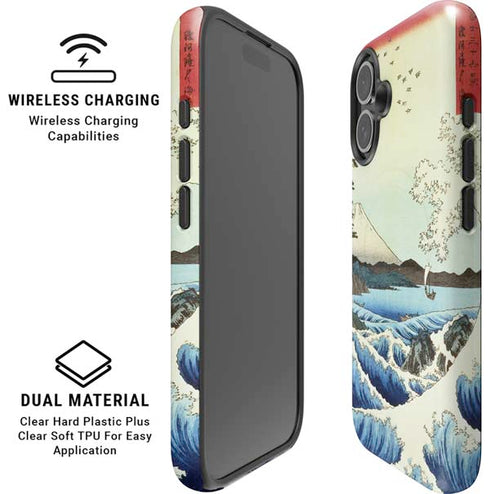 View from Satta Suruga Province by Hiroshige iPhone 16 Plus Magsafe Impact Case