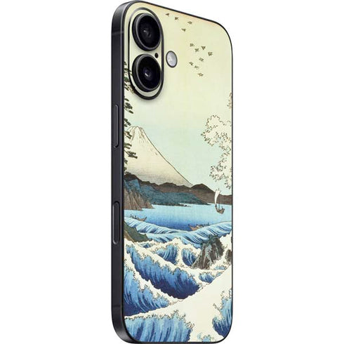 View from Satta Suruga Province by Hiroshige iPhone 16 Plus Skin