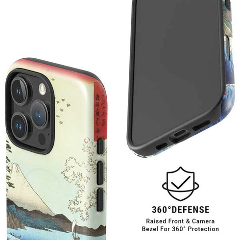 View from Satta Suruga Province by Hiroshige iPhone 16 Pro Magsafe Impact Case