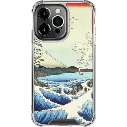 View from Satta Suruga Province by Hiroshige iPhone 16 Pro Max Clear Case