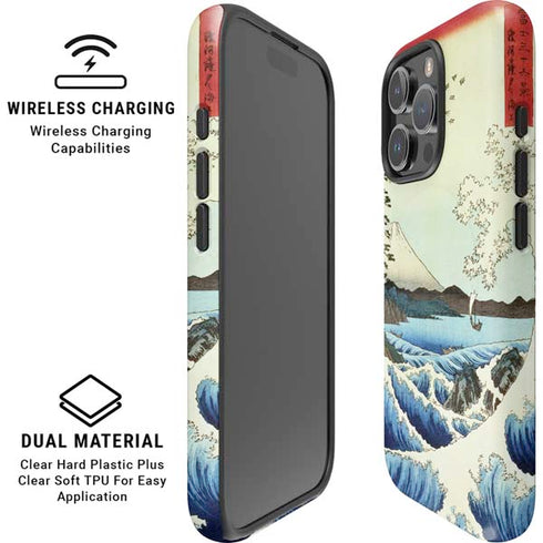 View from Satta Suruga Province by Hiroshige iPhone 16 Pro Max Magsafe Impact Case