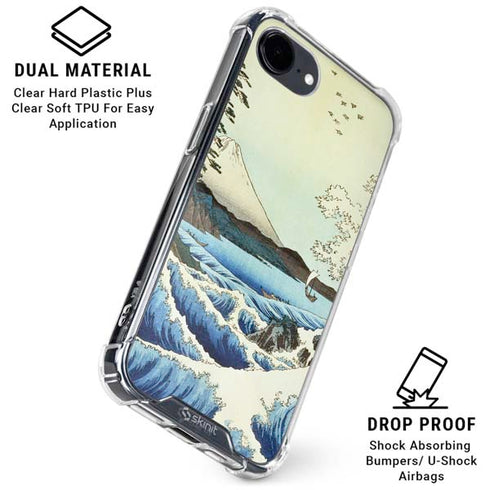 View from Satta Suruga Province by Hiroshige iPhone 16e Clear Case
