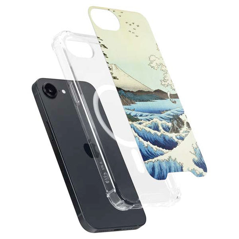 View from Satta Suruga Province by Hiroshige iPhone 16e MagSafe Case