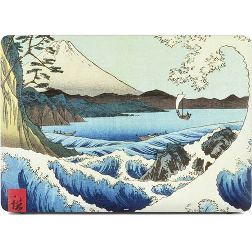 View from Satta Suruga Province by Hiroshige Apple MacBook Air Skin