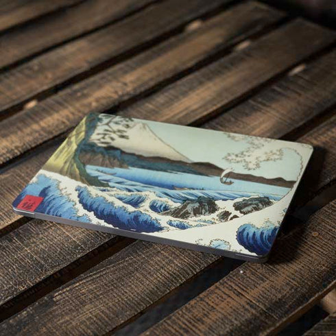 View from Satta Suruga Province by Hiroshige Apple MacBook Air Skin