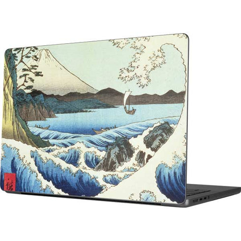 View from Satta Suruga Province by Hiroshige Apple MacBook Pro 14-inch Skin
