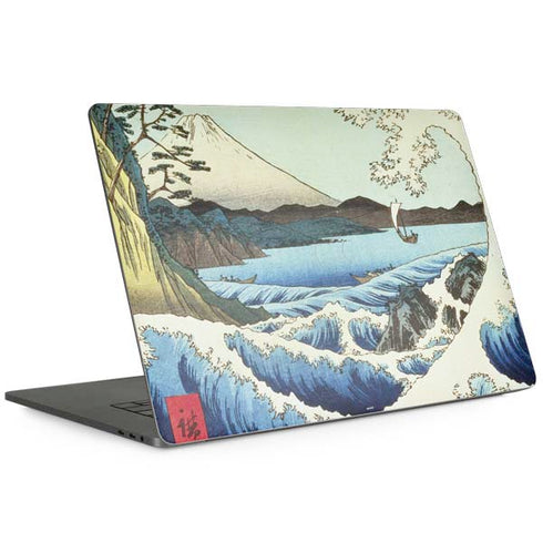 View from Satta Suruga Province by Hiroshige MacBook Skins