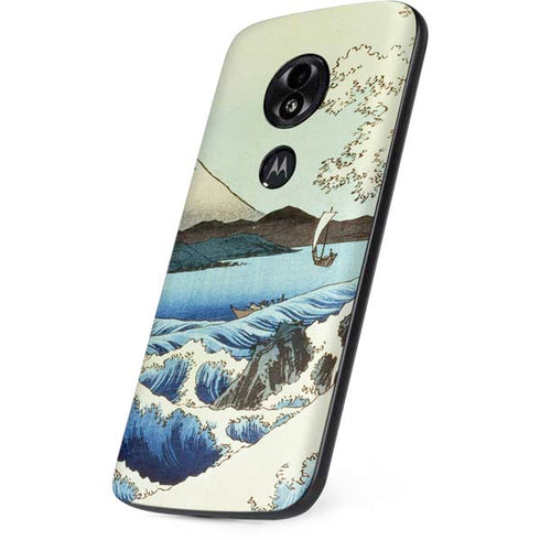 View from Satta Suruga Province by Hiroshige Moto E5 Play Skin