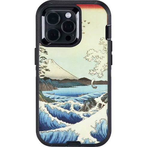View from Satta Suruga Province by Hiroshige Otterbox Defender iPhone Skin