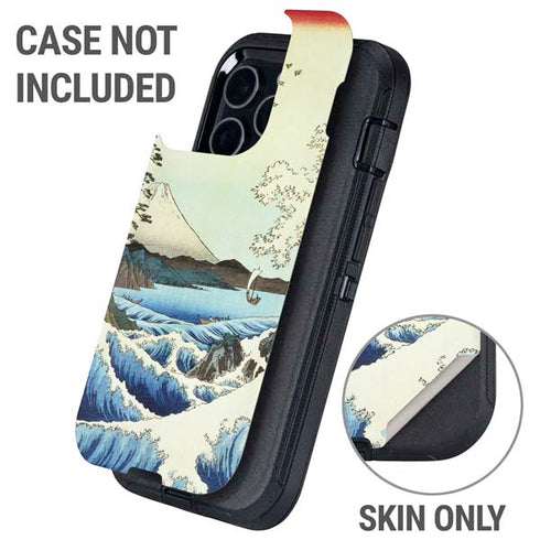 View from Satta Suruga Province by Hiroshige Otterbox Defender iPhone Skin