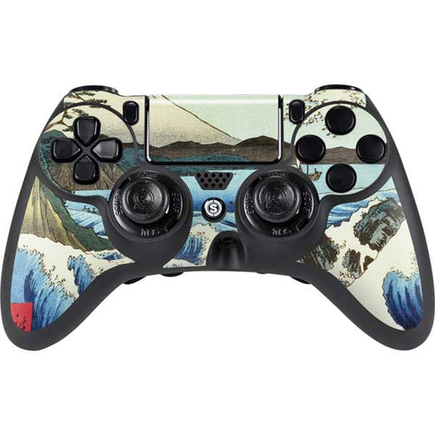 View from Satta Suruga Province by Hiroshige PlayStation PS4 Skins