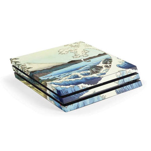View from Satta Suruga Province by Hiroshige PlayStation PS4 Skins