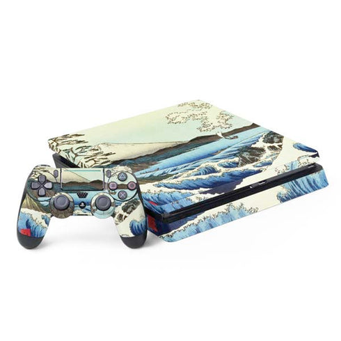 View from Satta Suruga Province by Hiroshige PlayStation PS4 Skins