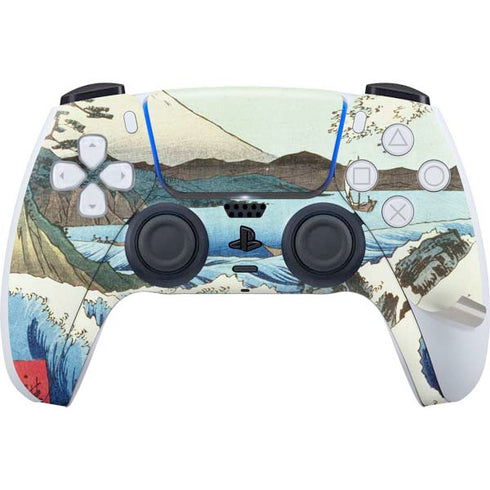 View from Satta Suruga Province by Hiroshige PS5 Pro Disk Bundle Skin