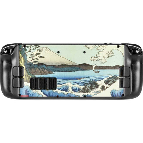 Hiroshige View from Satta Suruga Province Steam Deck Handheld Gaming Computer Skin