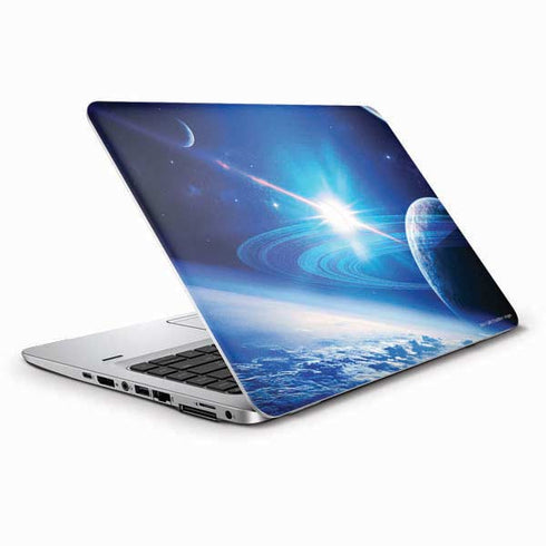 View of a Planet as it Looms in Close Orbit and with Rings HP Elitebook Skin