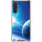 View of a Planet as it Looms in Close Orbit and with Rings Galaxy A17 Clear Case