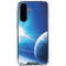 View of a Planet as it Looms in Close Orbit and with Rings Galaxy A36 5G Clear Case