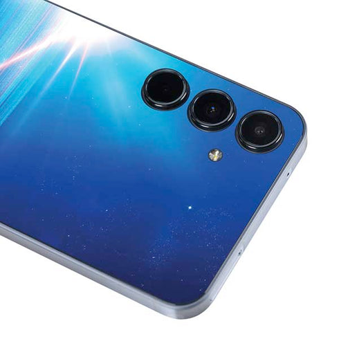 View of a Planet as it Looms in Close Orbit and with Rings Galaxy A36 5G Skin