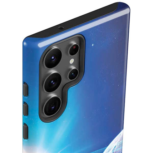 View of a Planet as it Looms in Close Orbit and with Rings Galaxy S23 Ultra Pro Case