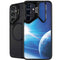 View of a Planet as it Looms in Close Orbit and with Rings Galaxy S25 Plus Kickstand Case