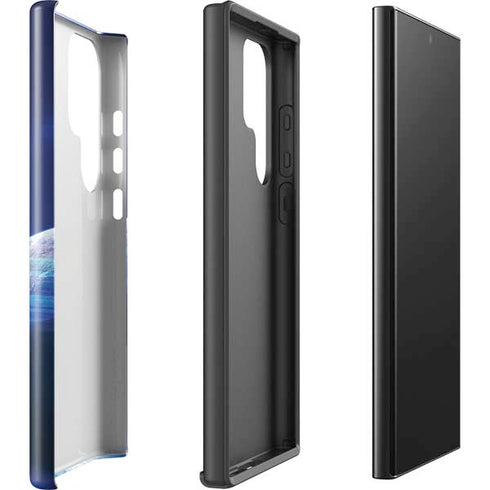 View of a Planet as it Looms in Close Orbit and with Rings Galaxy S25 Ultra Impact Case