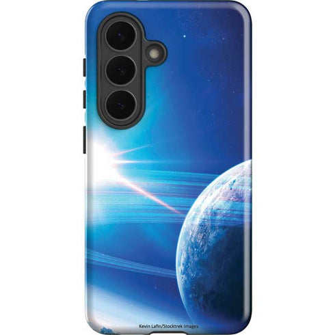 View of a Planet as it Looms in Close Orbit and with Rings Galaxy S26 Plus Impact Case