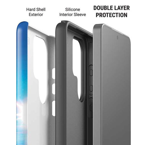 View of a Planet as it Looms in Close Orbit and with Rings Galaxy S26 Ultra Impact Case