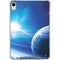 View of a Planet as it Looms in Close Orbit and with Rings iPad 11th Gen (2025) Clear Case