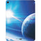 View of a Planet as it Looms in Close Orbit and with Rings Apple iPad Air Skin