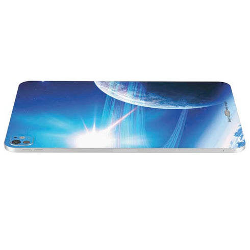 View of a Planet as it Looms in Close Orbit and with Rings iPad Pro 13in M4 (2024) Skin
