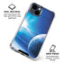 View of a Planet as it Looms in Close Orbit and with Rings iPhone 15 Clear Case