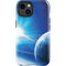 View of a Planet as it Looms in Close Orbit and with Rings iPhone 15 Impact Case