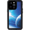 View of a Planet as it Looms in Close Orbit and with Rings iPhone 15 Pro Waterproof Case