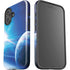 View of a Planet as it Looms in Close Orbit and with Rings iPhone 16 Impact Case