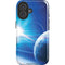 View of a Planet as it Looms in Close Orbit and with Rings iPhone 16 Magsafe Impact Case
