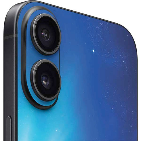 View of a Planet as it Looms in Close Orbit and with Rings iPhone 16 Plus Skin